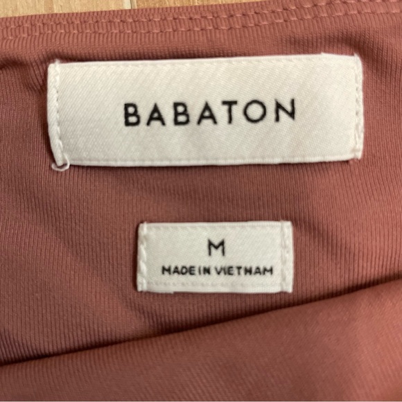 ARITZIA BABATON Square Neck Long Sleeve Mini Dress - Picture 4 of 8